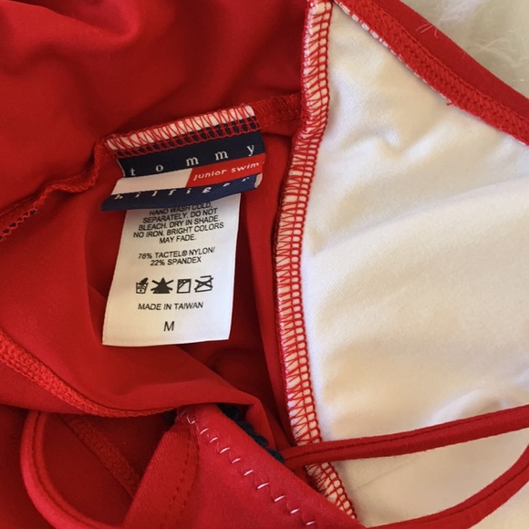 SWIMSUIT 2 PC  TOMMY HILFIGER JUNIOR MEDIUM - Picture 6 of 8